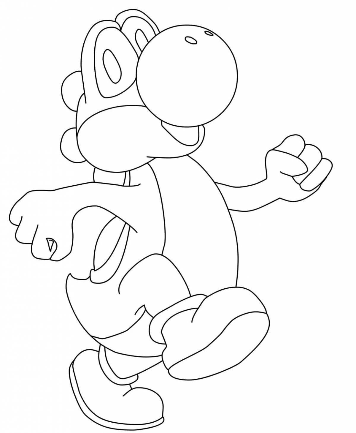 Yoshi's lovely coloring book