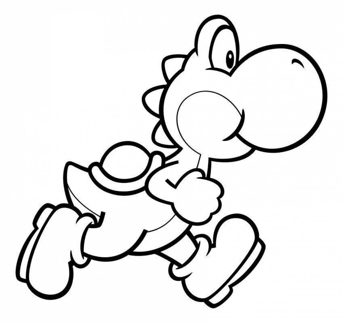 Yoshi's awesome coloring book