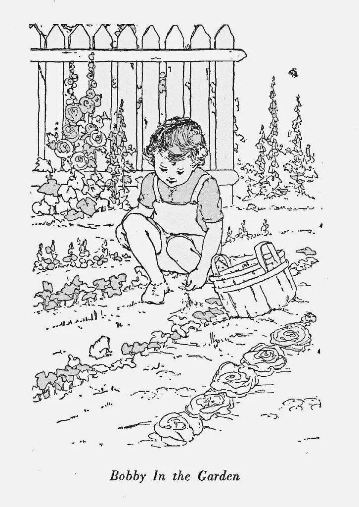 Charming bobby goodes coloring page