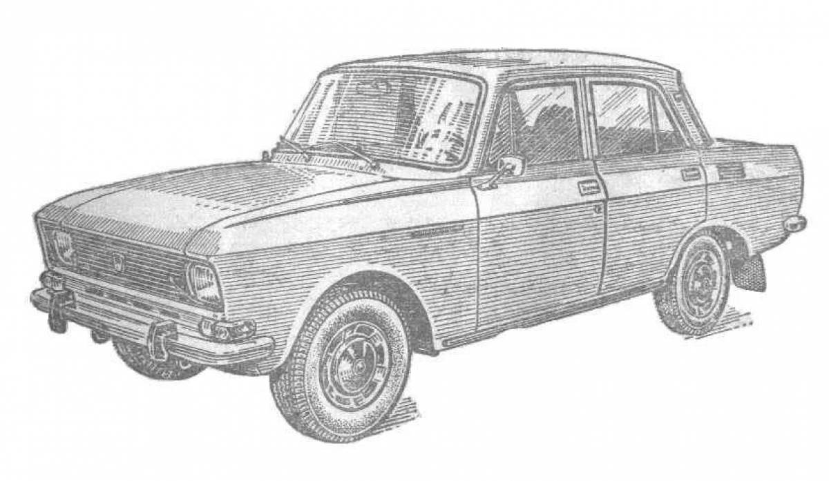 Intriguing coloring Moskvich 412