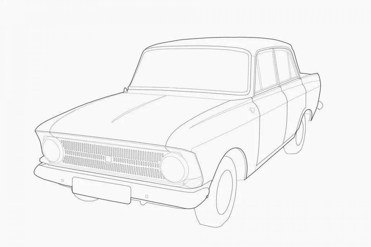 Coloring Grand Moskvitch 412