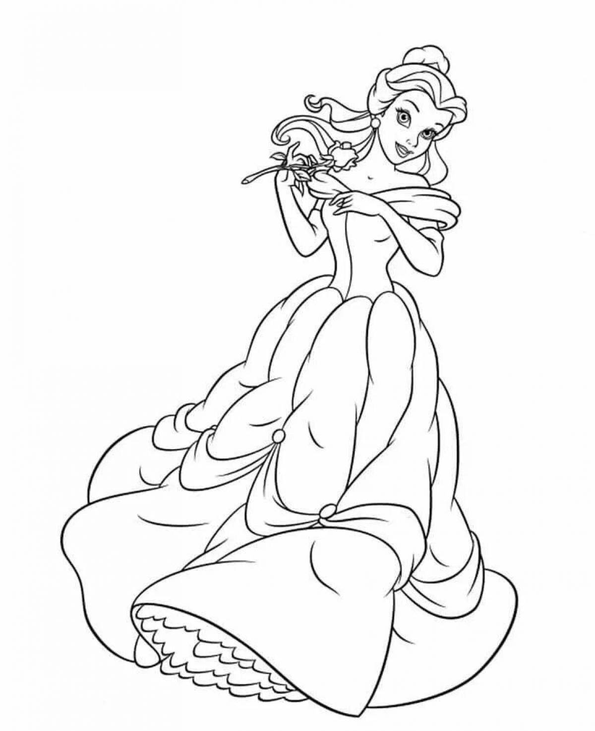 Belle's gorgeous coloring book