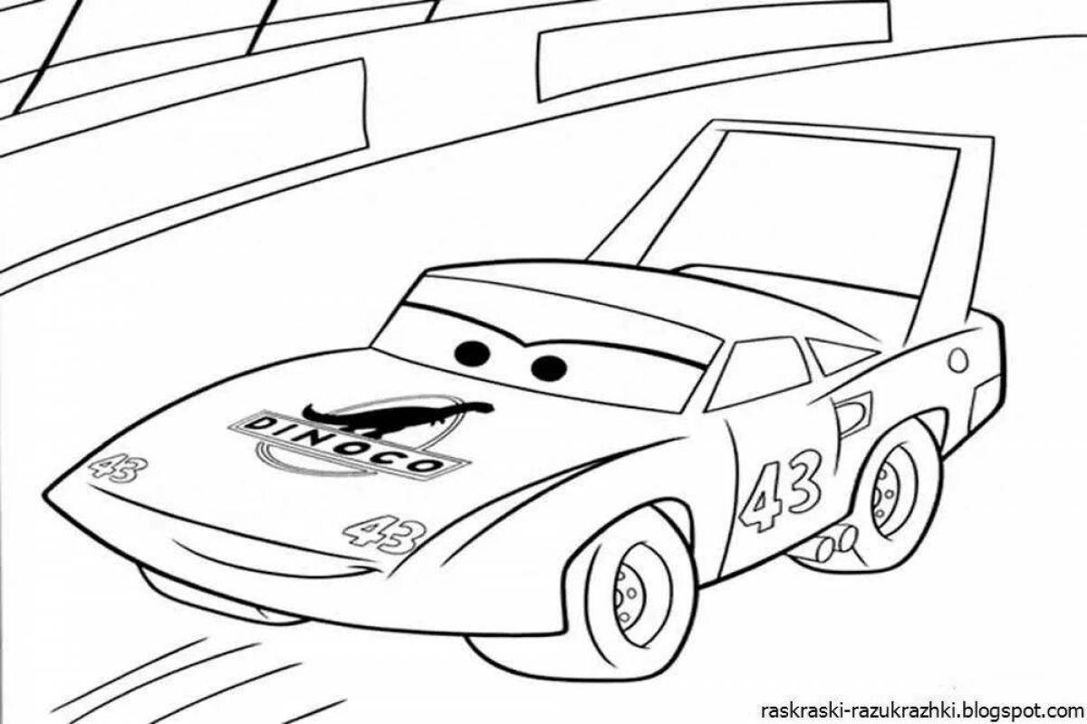 Macqueen's awesome car coloring book