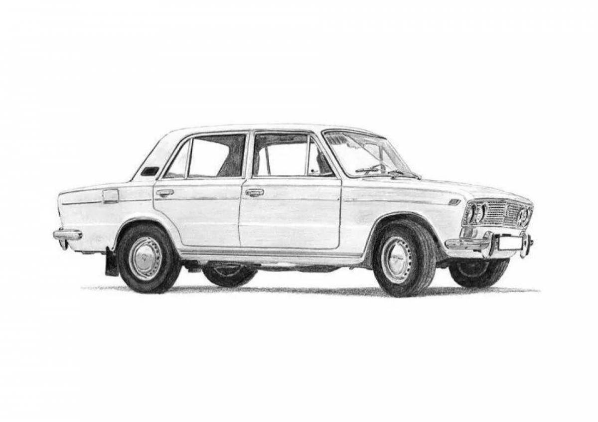 Playful coloring of vaz 2101