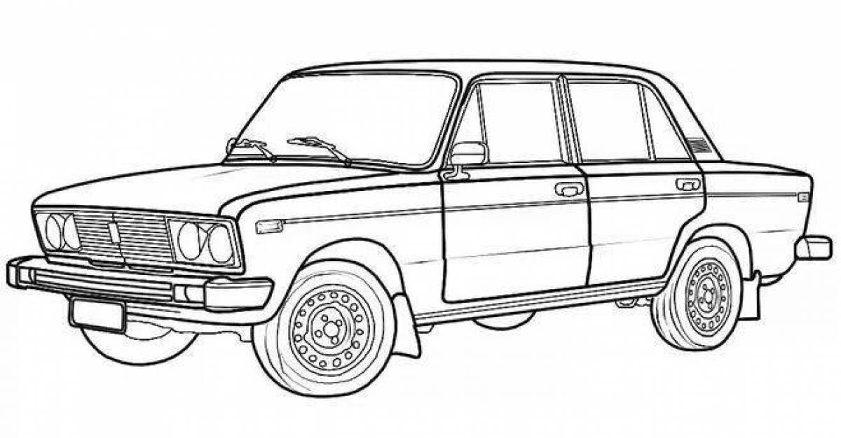 VAZ 2101 coloring in color