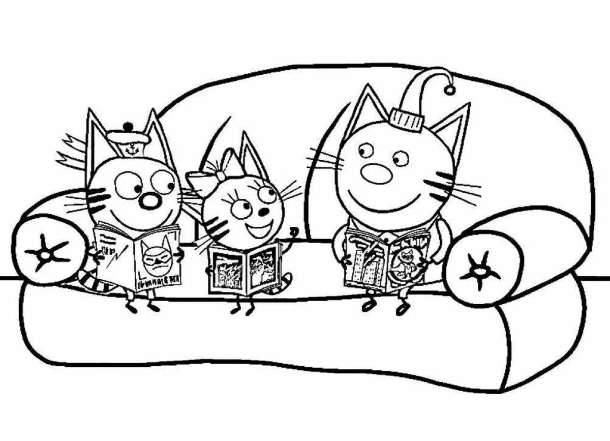 Раскраска Раскраска vivacious three kata