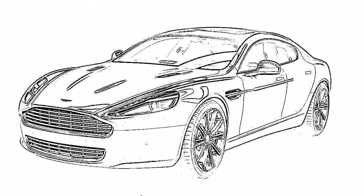Aston martin flawless coloring
