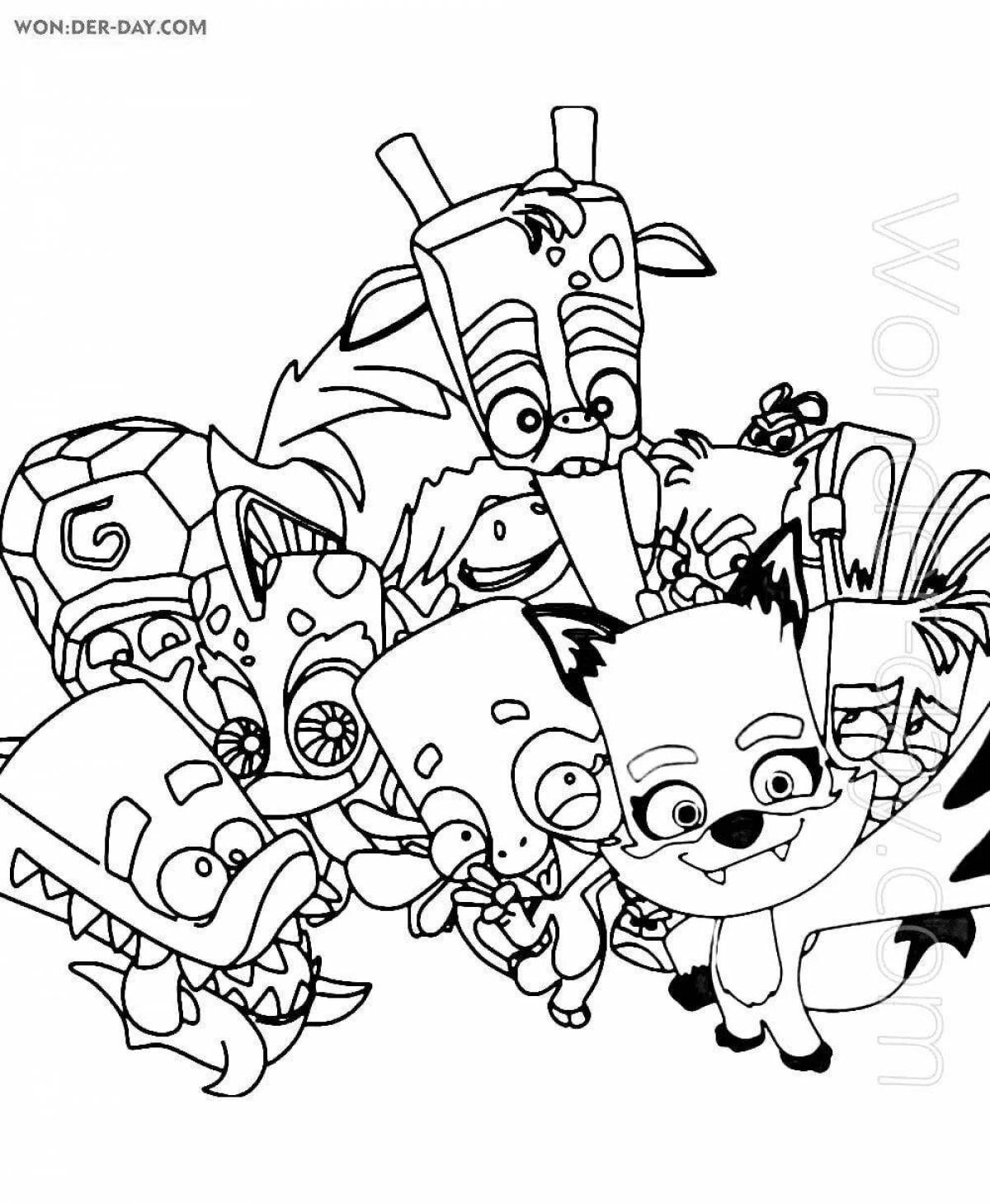 Magic Tooth Coloring Page