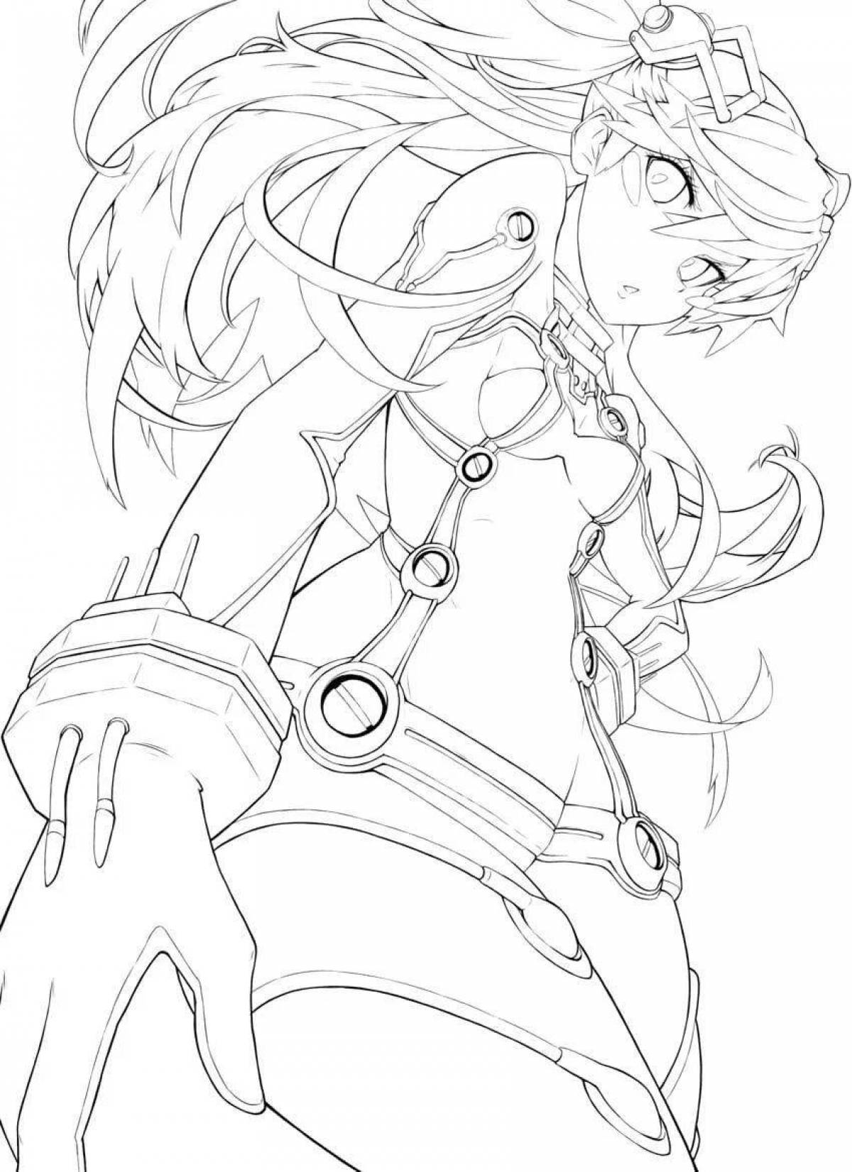 Color evangelion asuka coloring page