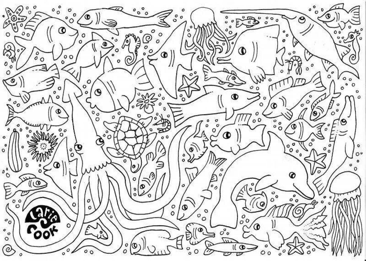 Highlight coloring page
