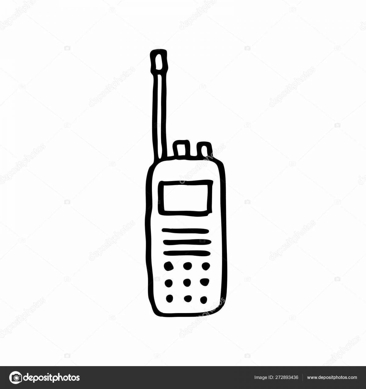 Картинка рация для детей на прозрачном фоне