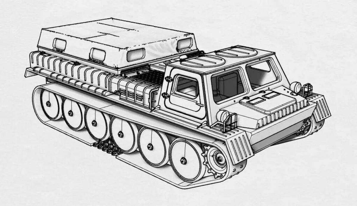 Как нарисовать вездеход