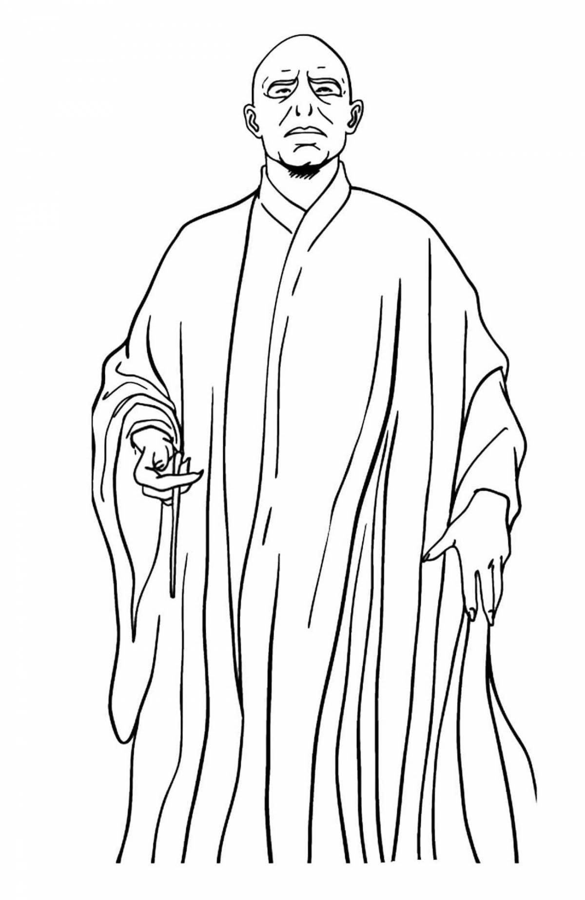 Colouring dazzling voldemort