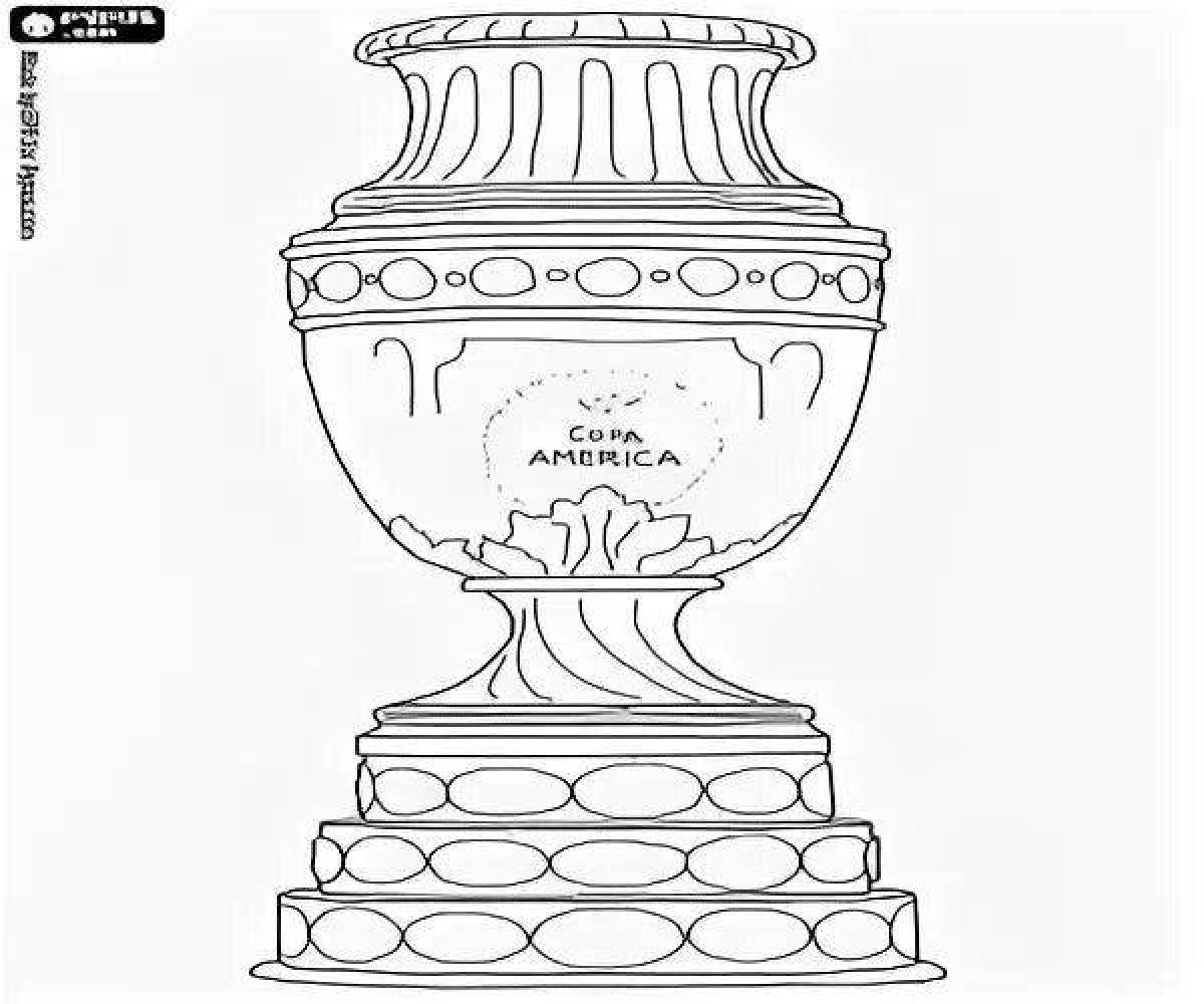 Amazing World Cup coloring book
