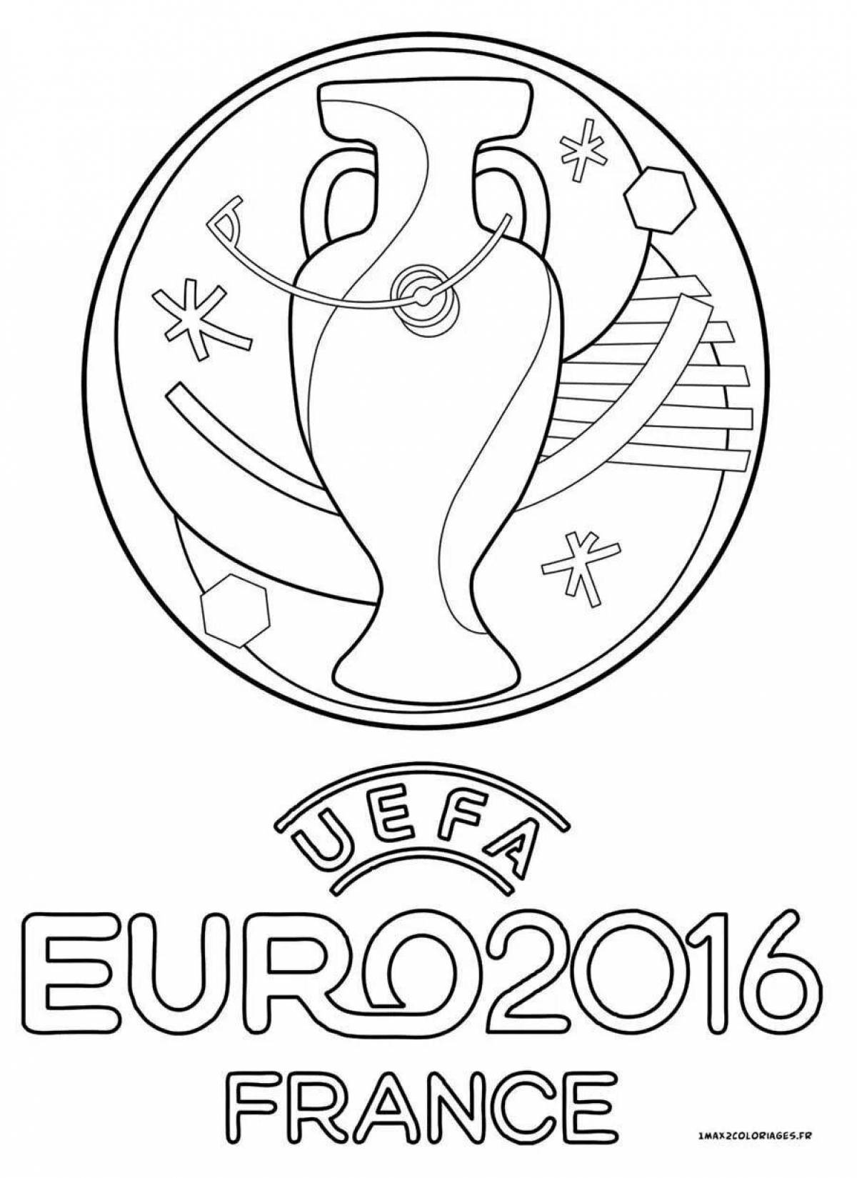 Animated World Cup coloring book