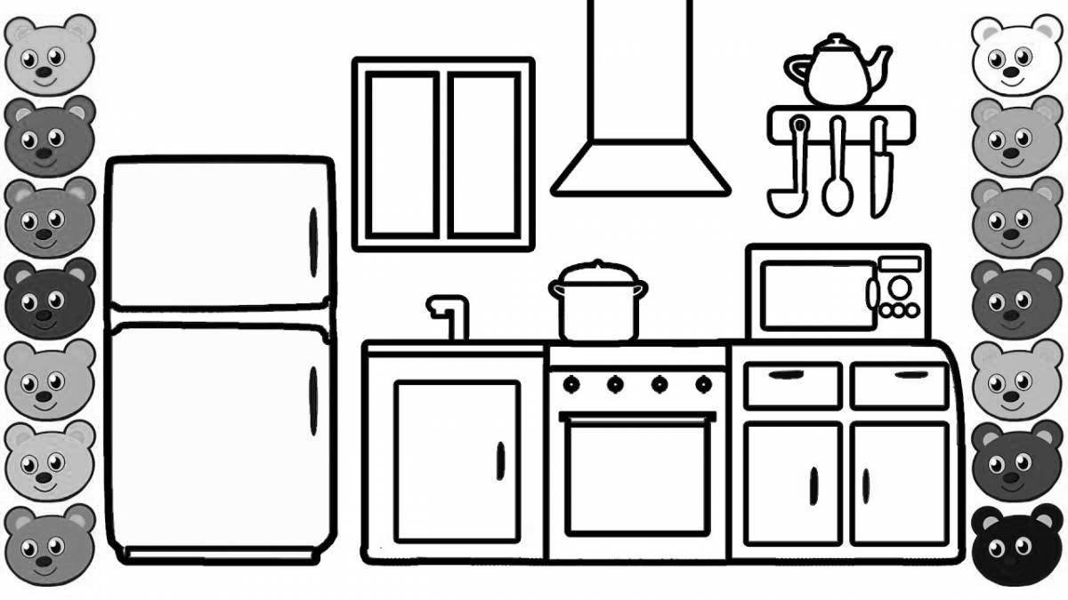 Роскошная современная кухонная мебель