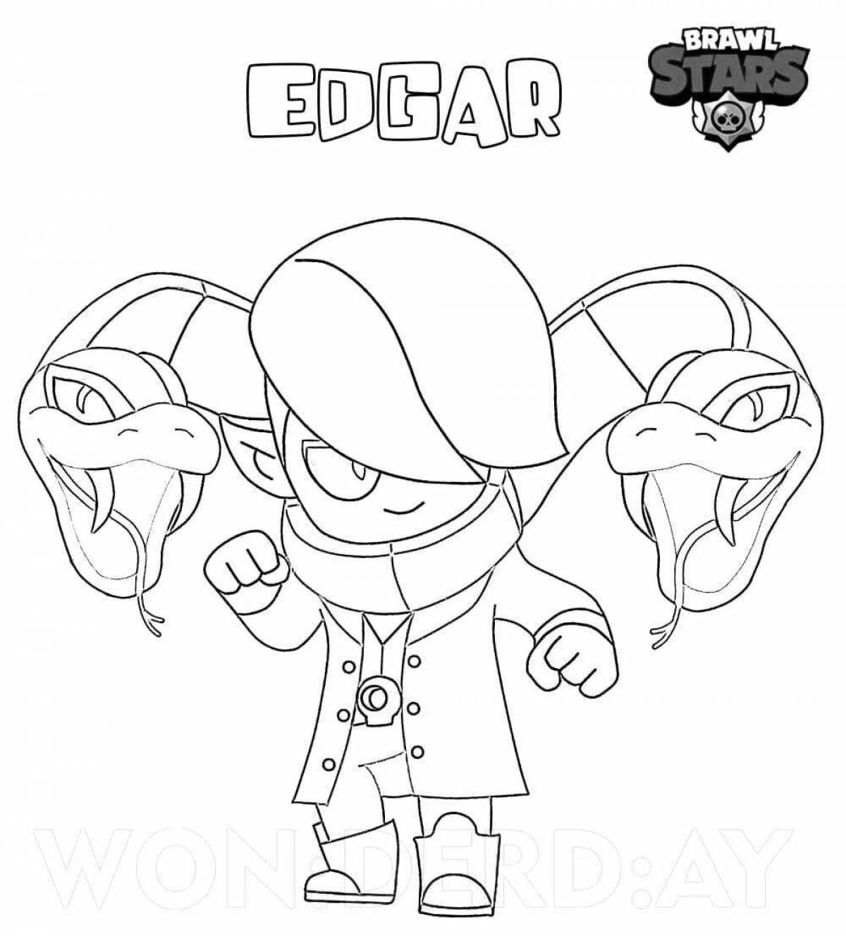 Edgar from brawl stars edgar