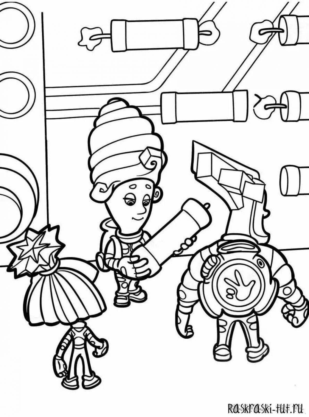 Fantastic fixies coloring pages