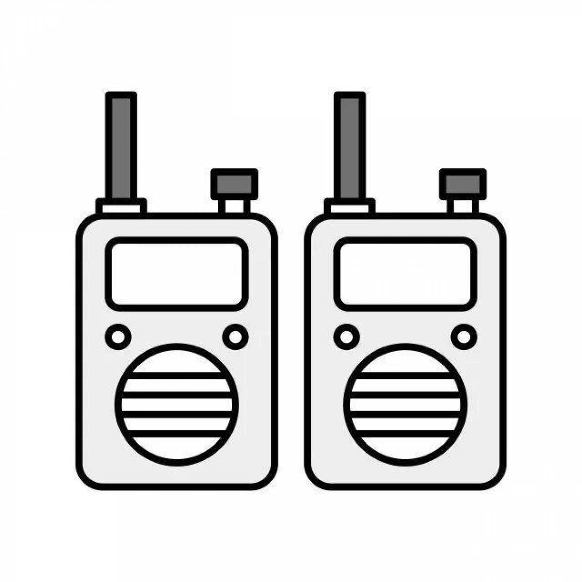 Dynamic walkie-talkie coloring