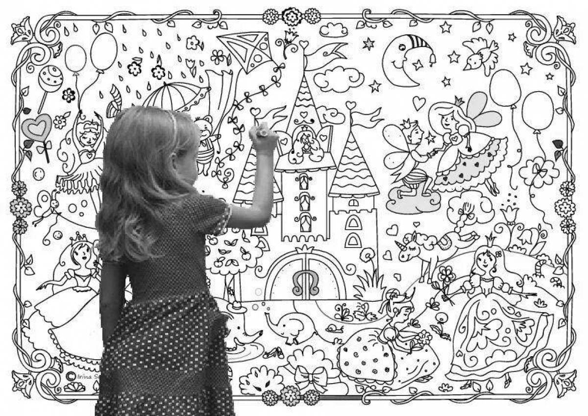 Ordering colorful-delight coloring pages