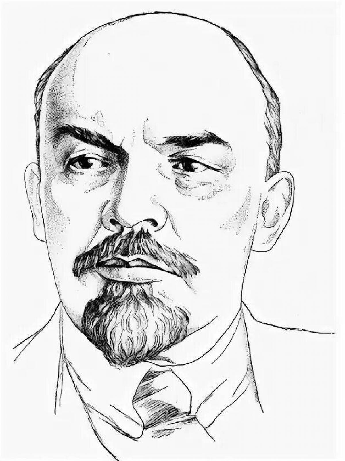 Lenin's intriguing coloring book