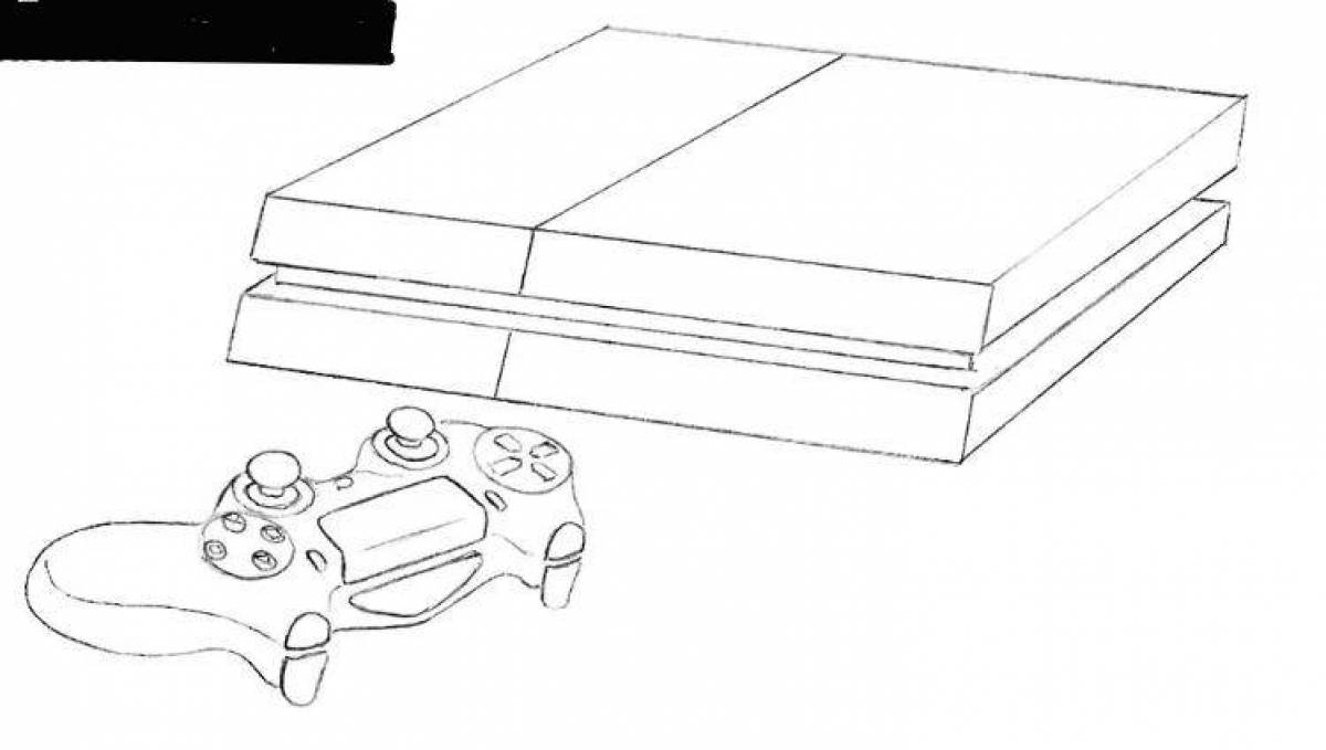 Playstation funny coloring book