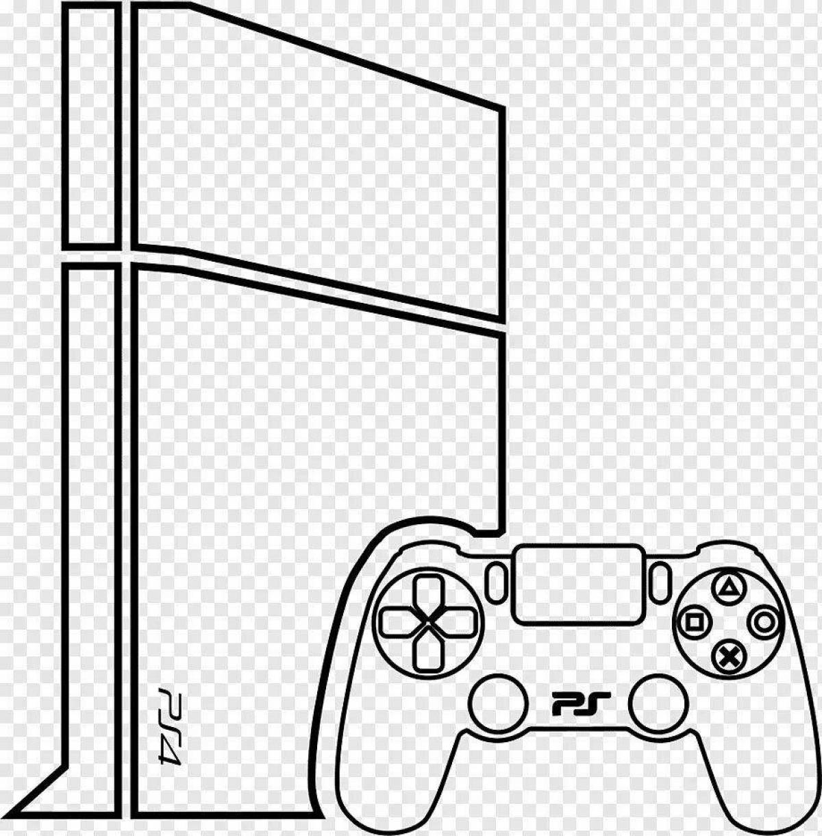 Playstation awesome coloring book
