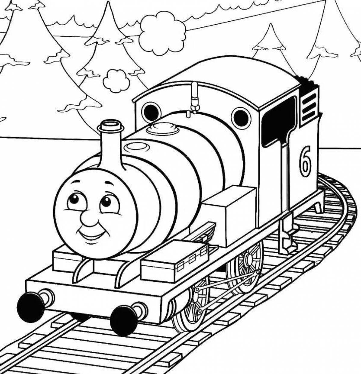 Marvelous thomas eater coloring book