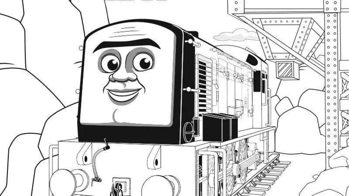 Amazing thomas the eater coloring book