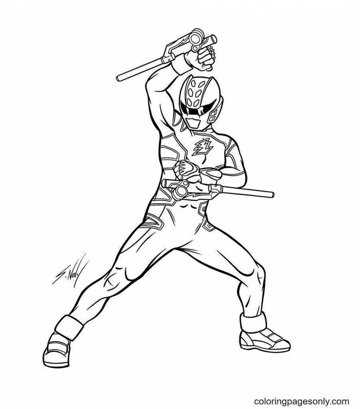 Power rangers coloring pages