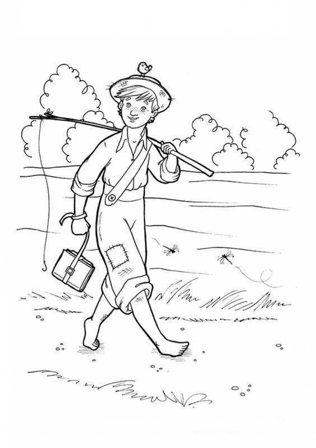 Photo Living tom sawyer coloring book