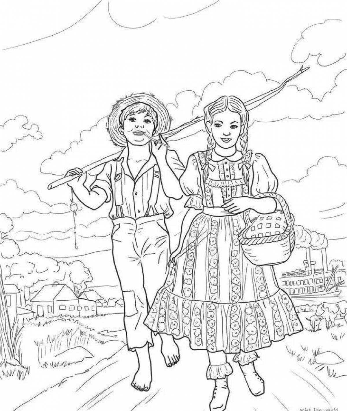 Photo Tom sawyer's awesome coloring book