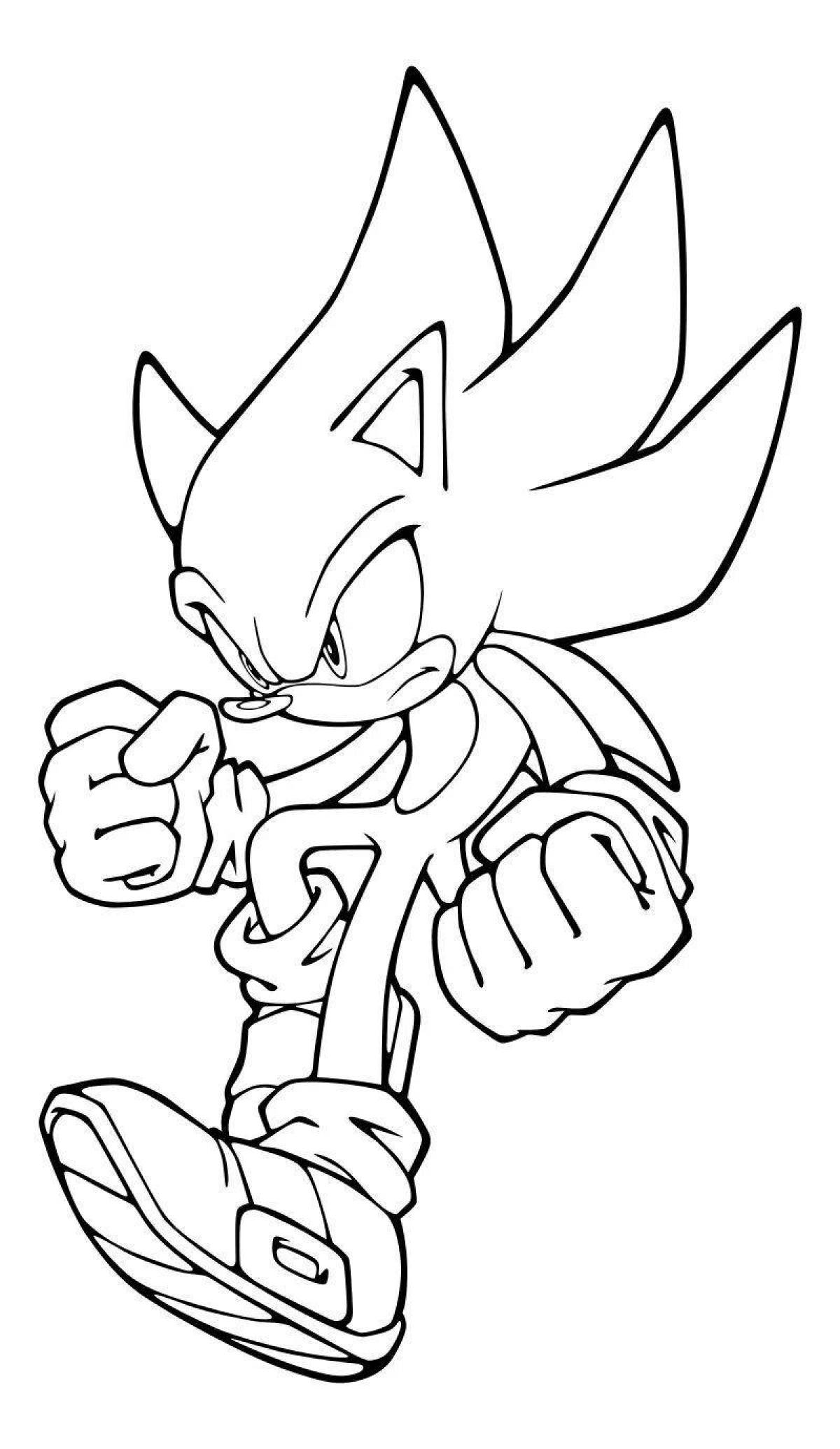 Sonic seal awesome coloring book
