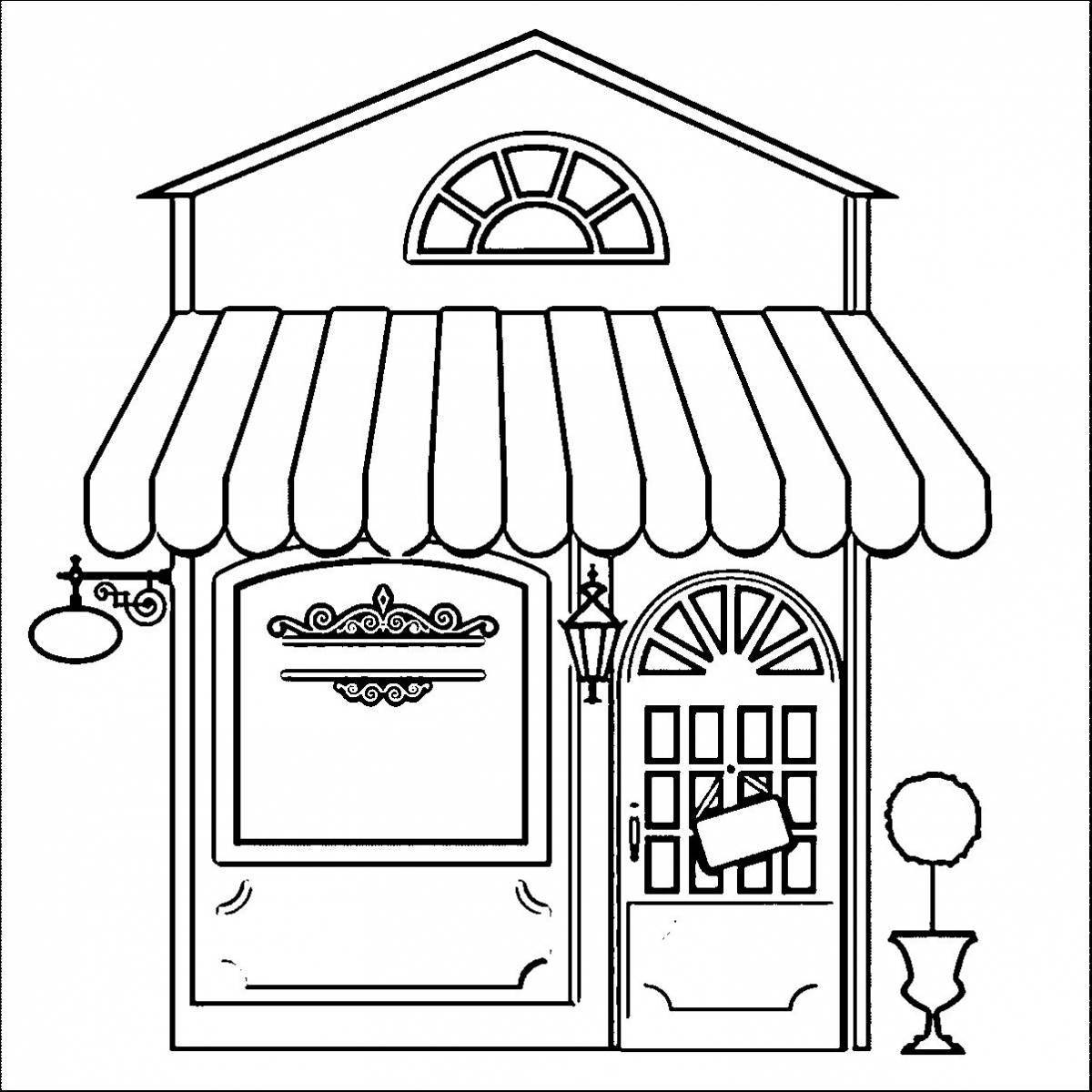 Coloring page holiday showcase