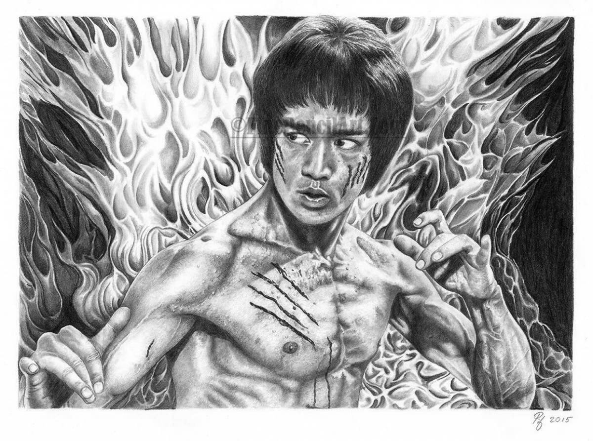 Coloring grand bruce lee