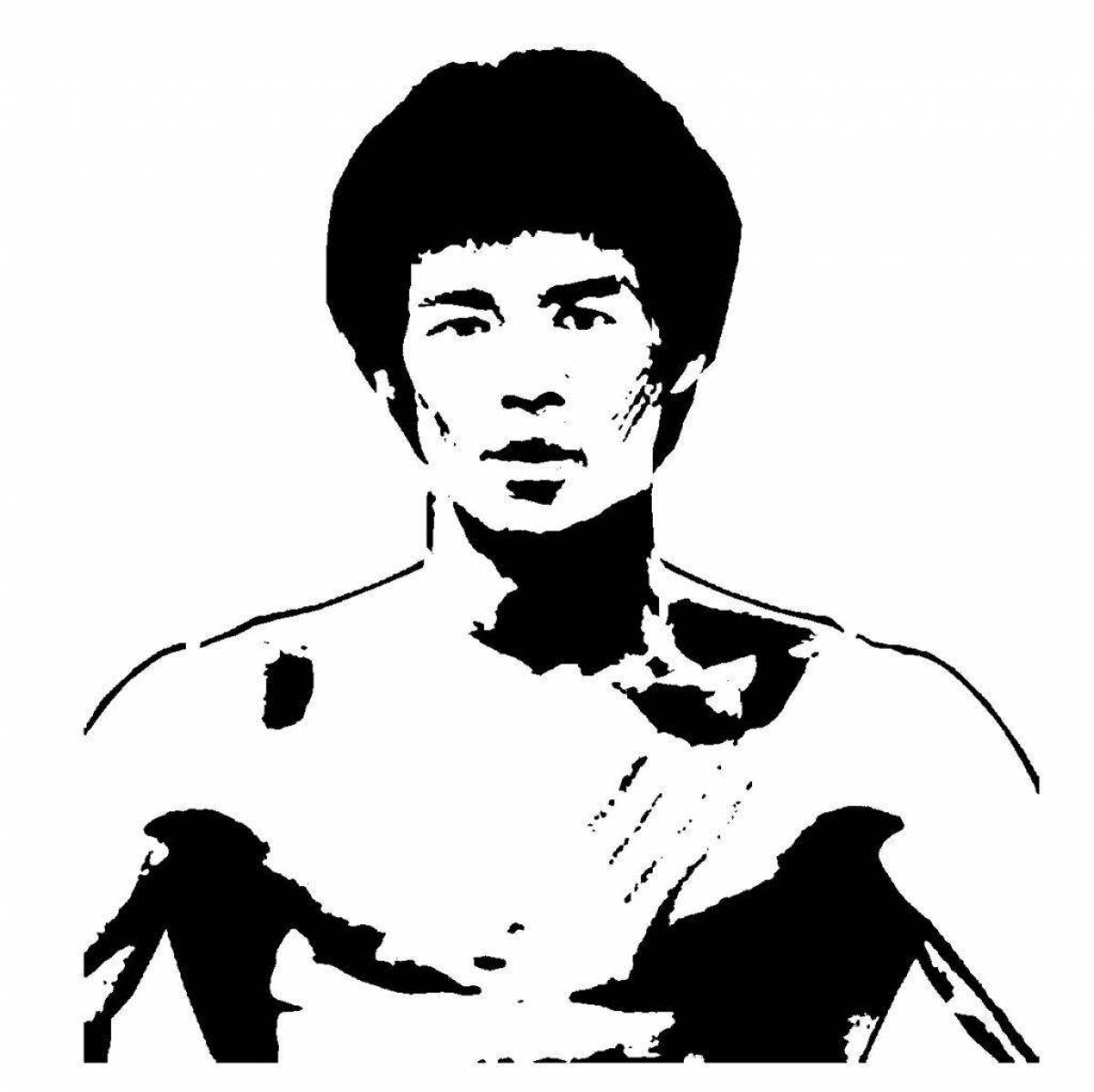 Bruce lee's amazing coloring book