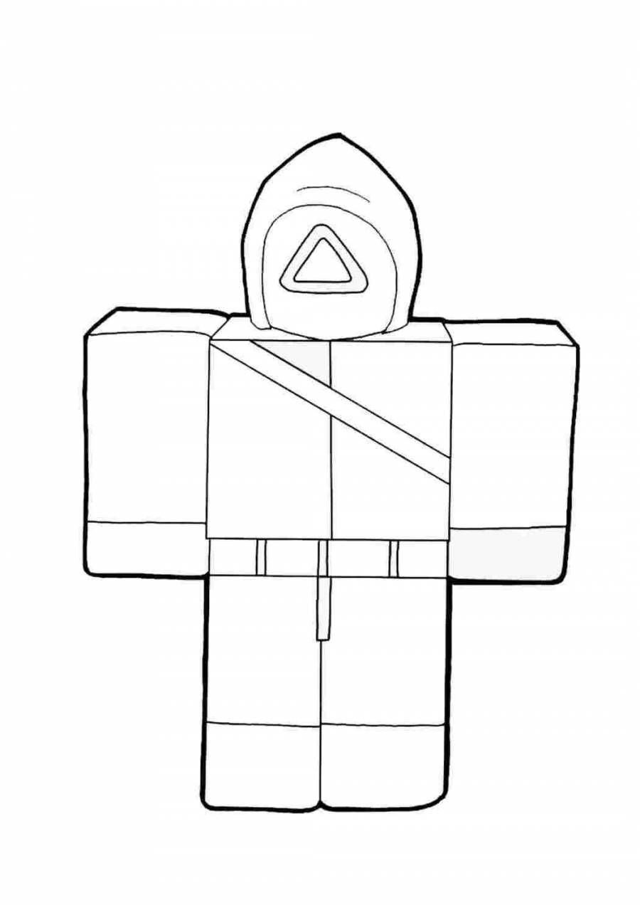 Coloring Pages Roblox characters (29 pcs) - download or print for free ...