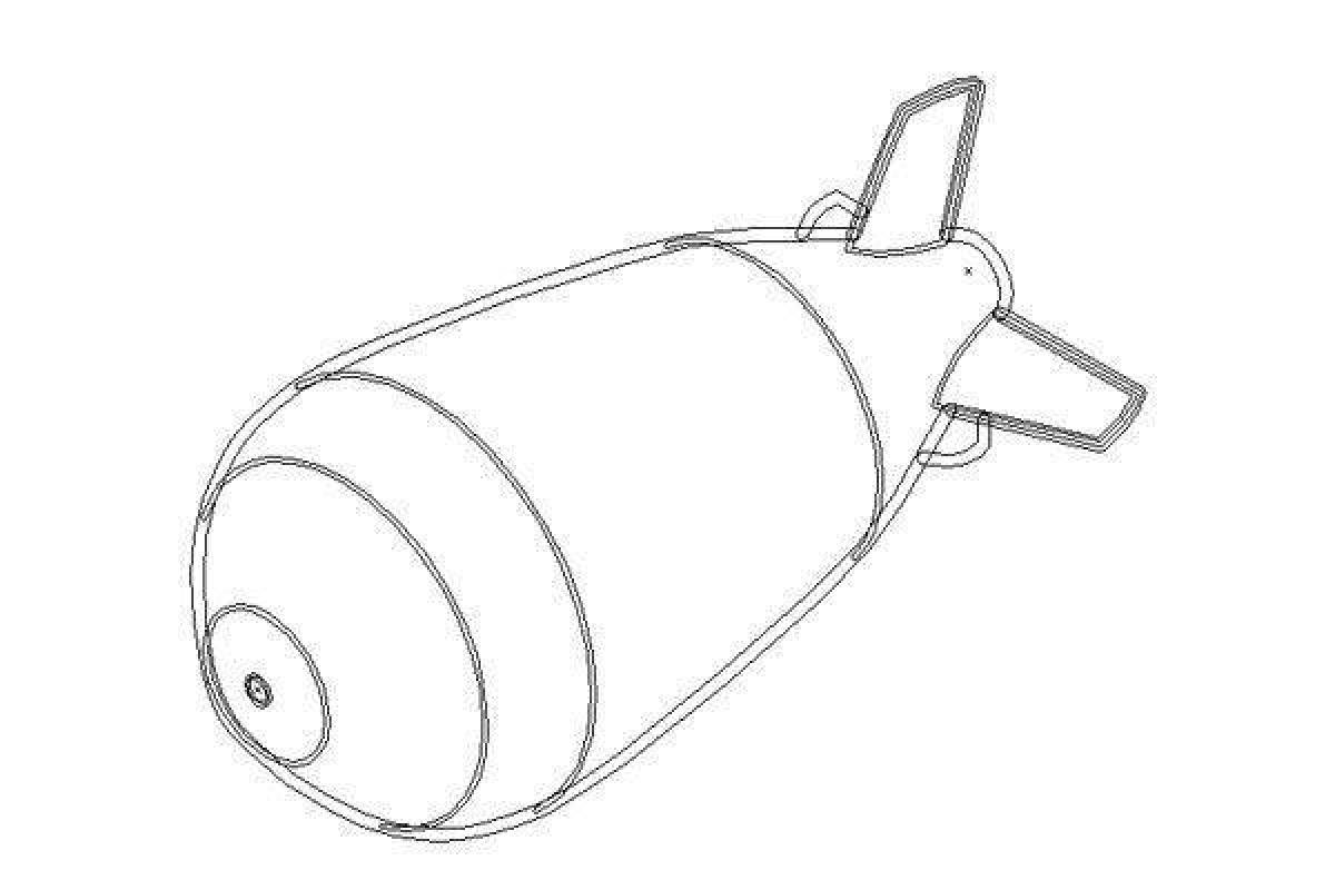 Ядерная бомба рисунок карандашом