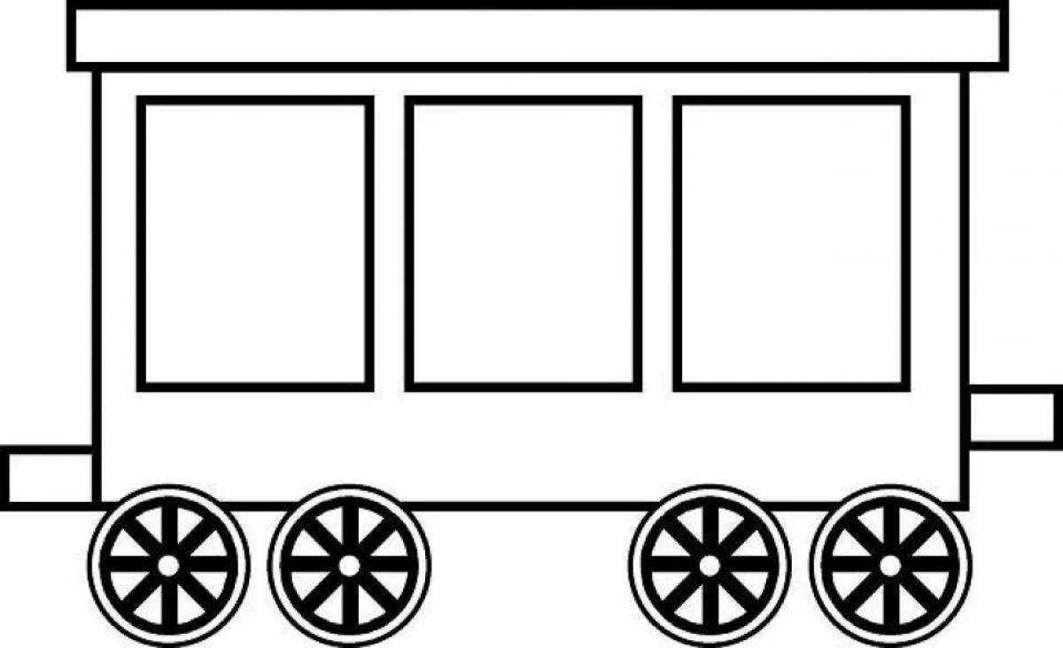 Как нарисовать вагон