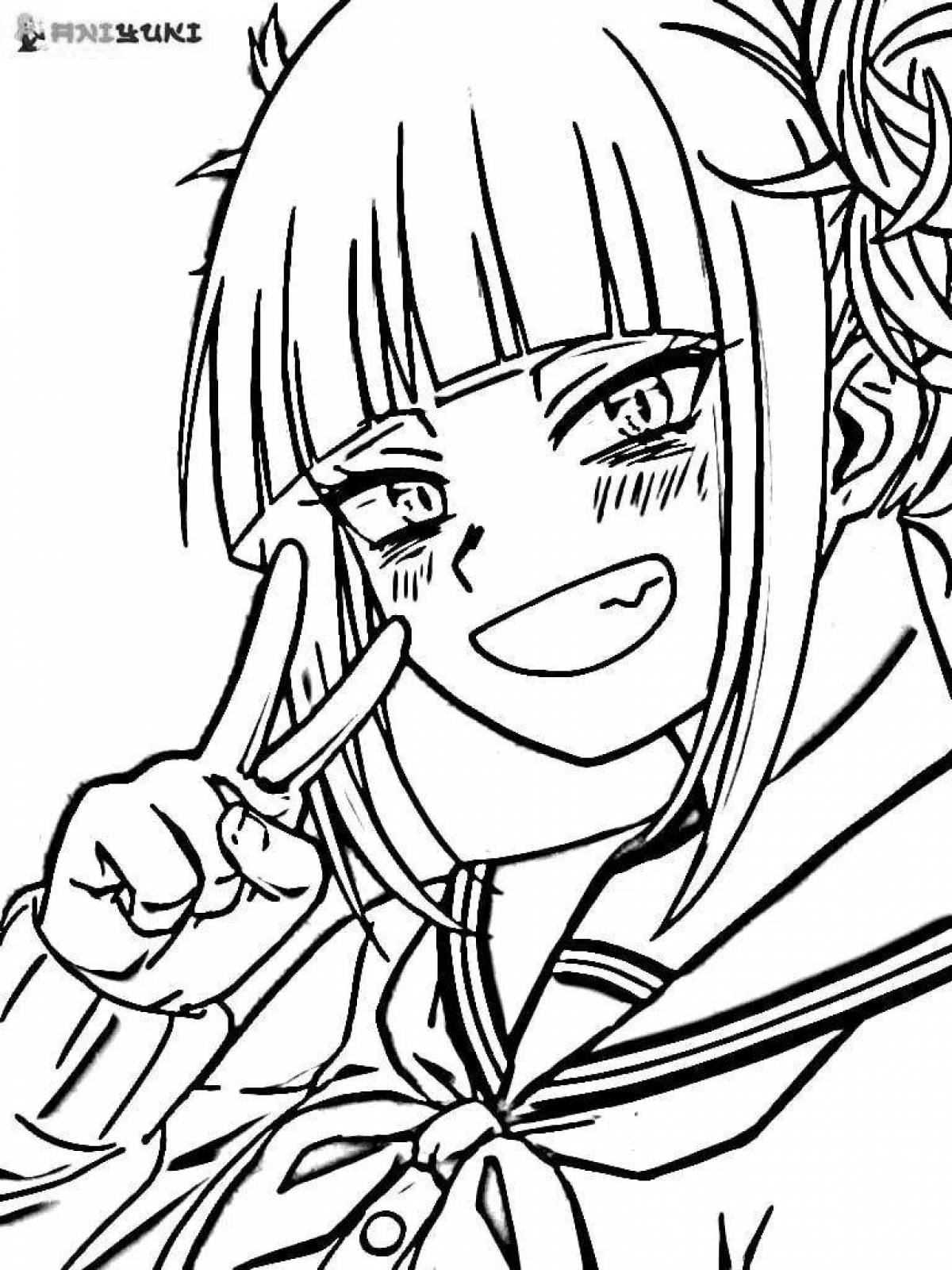 Himiko toga coloring page