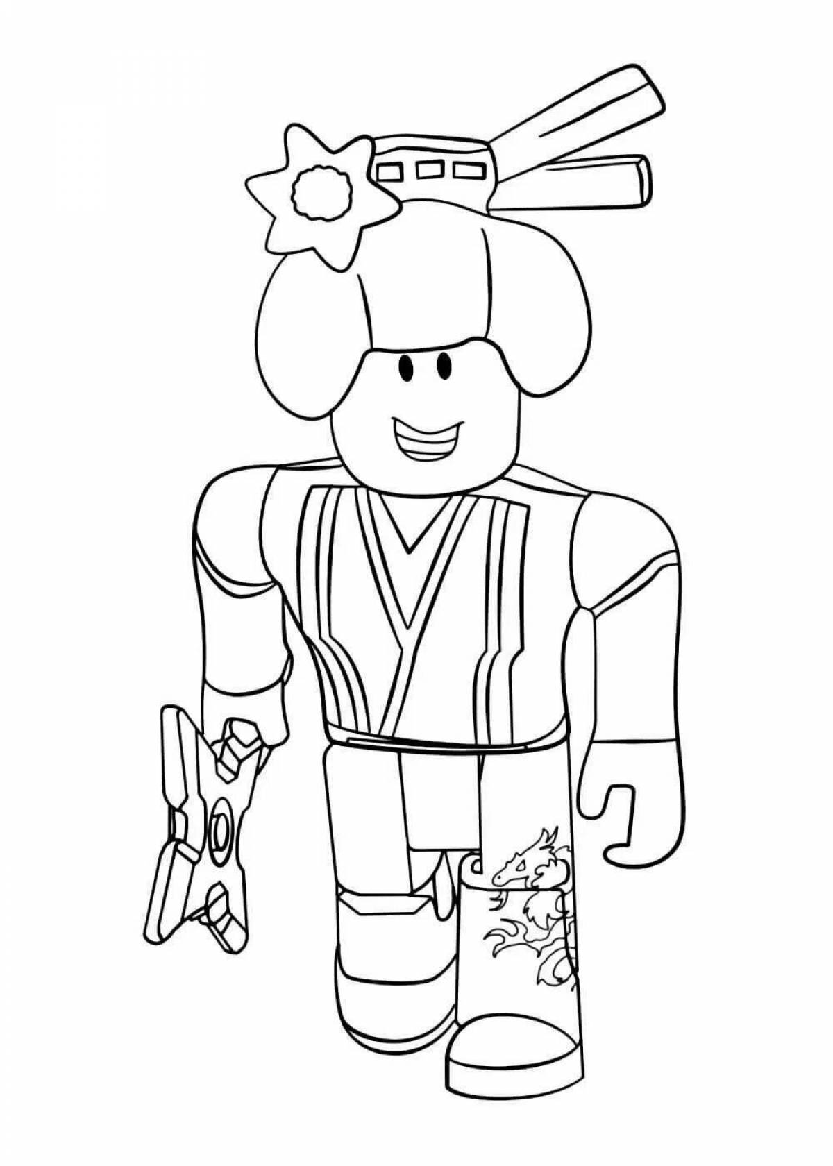 Color rich roblox coloring game