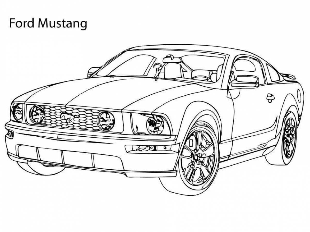 Fun coloring ford cars