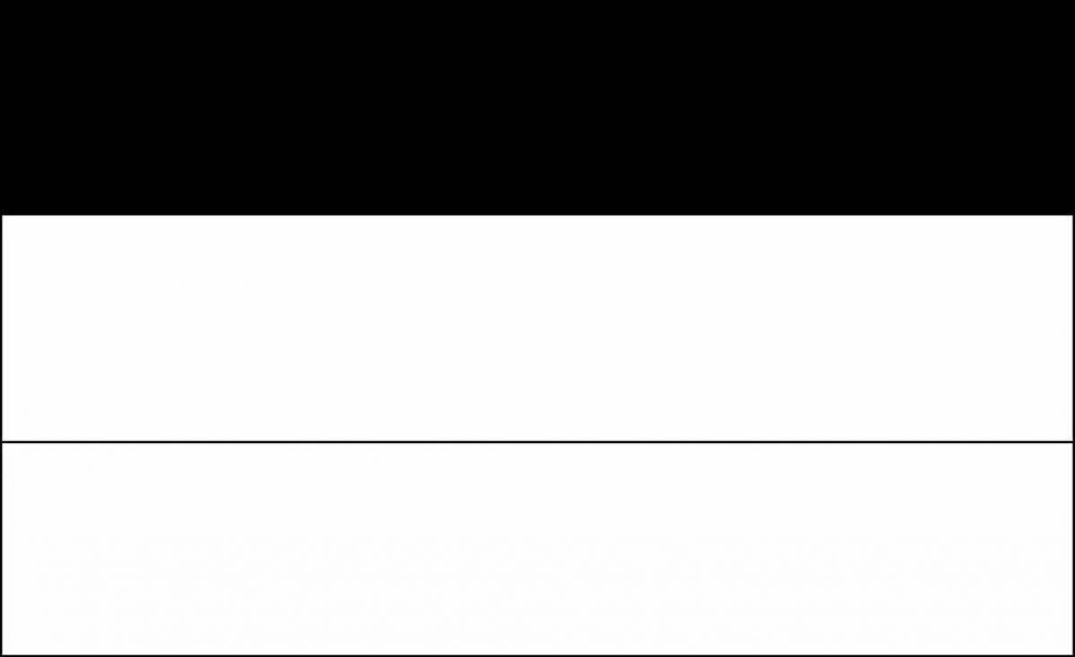 Игривая страница раскраски с немецким флагом