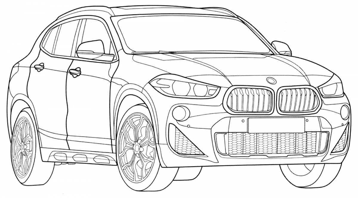 Colouring dazzling bmw cars
