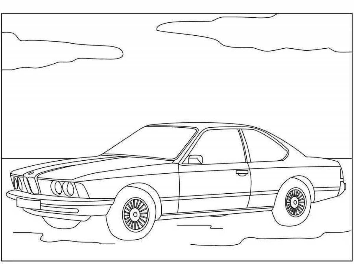 Bmw luxury cars coloring book