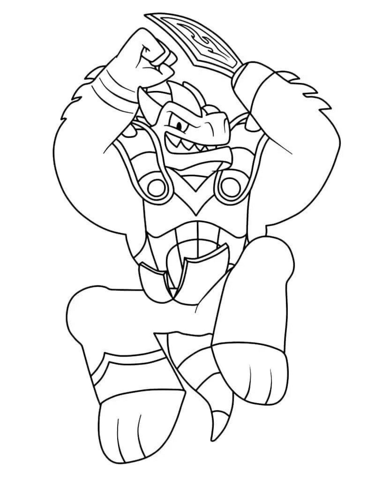 Goo jit zu fabulous coloring page