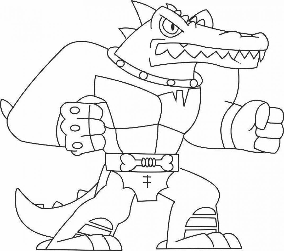 Color madness goo jit zu coloring page