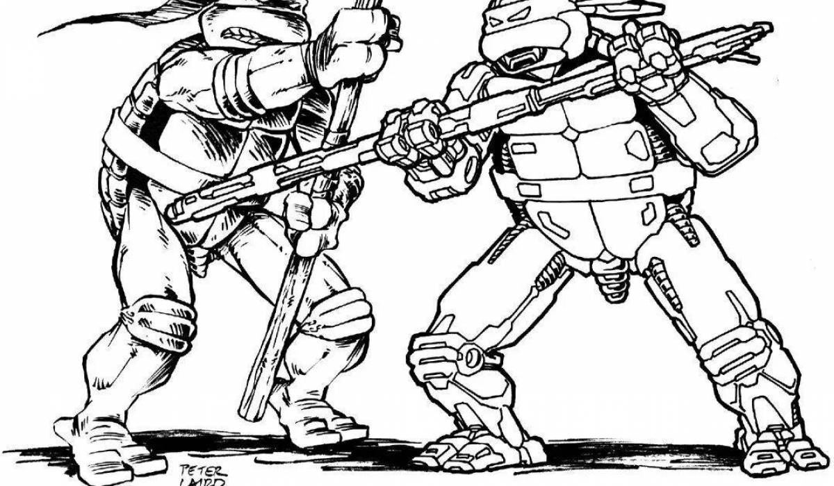 Teenage Mutant Ninja Turtles donatello coloring book