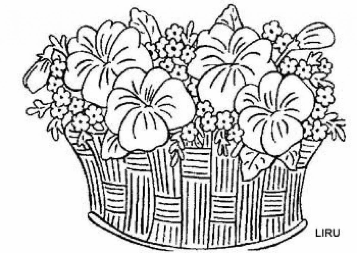 Flower basket #6