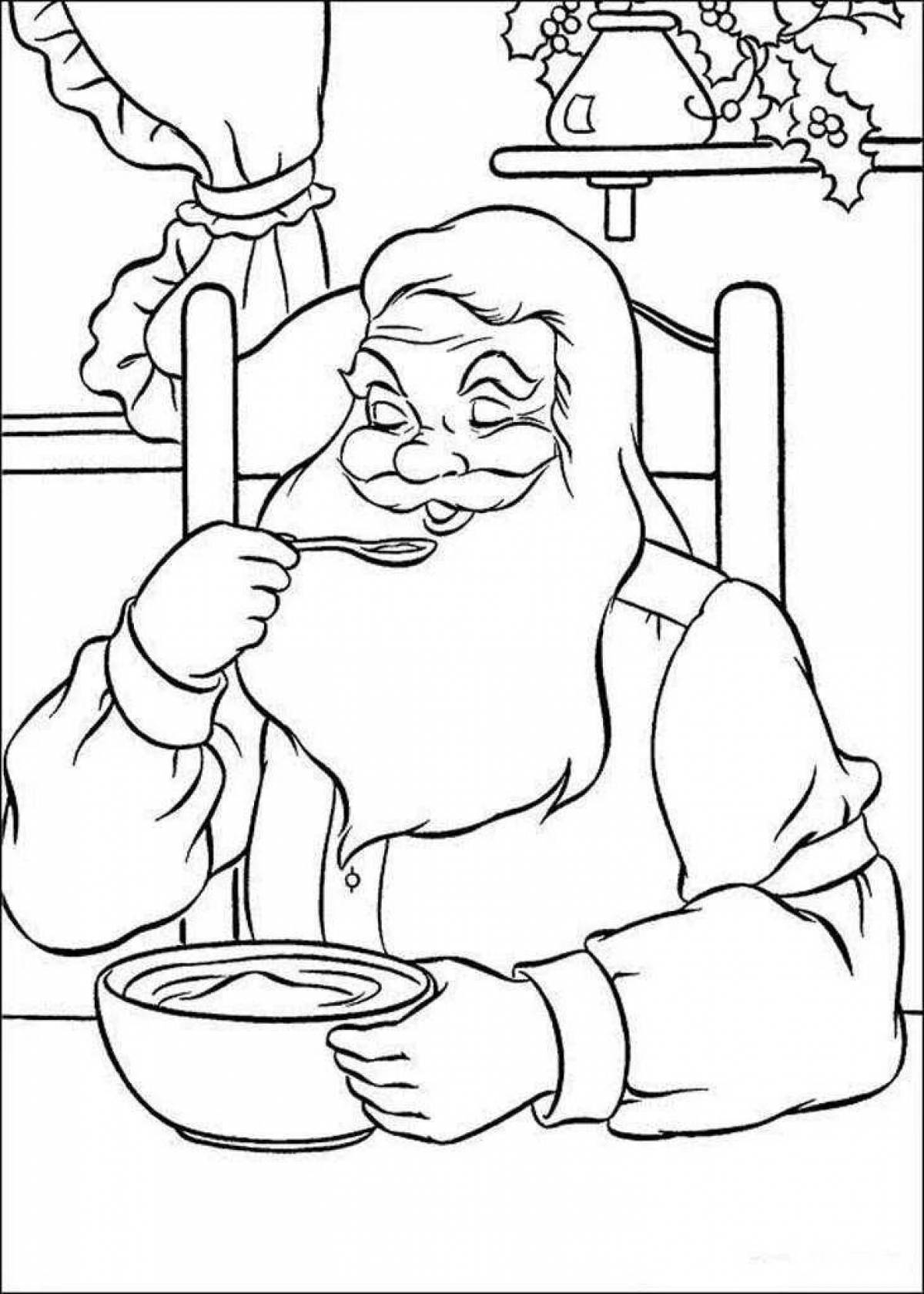 Grand coloring page odoevsky frost ivanovich